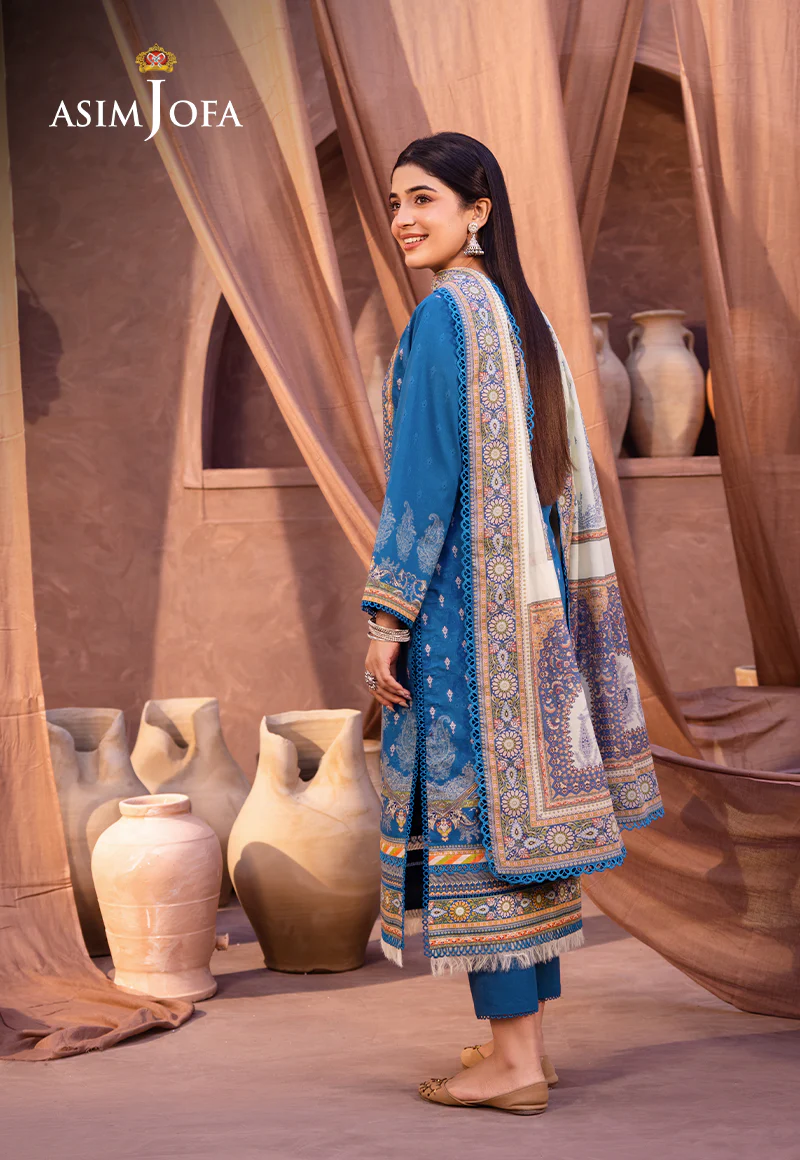 AJUB-16 PRINTED LAWN 3 PCS - Image 2