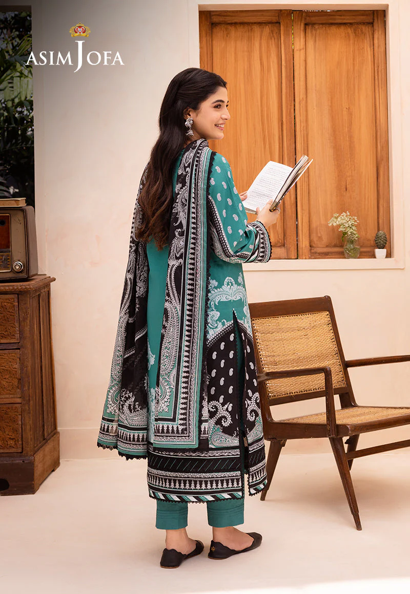 AJUBD-03 PRINTED LAWN STITCHED 3 PCS - Image 2