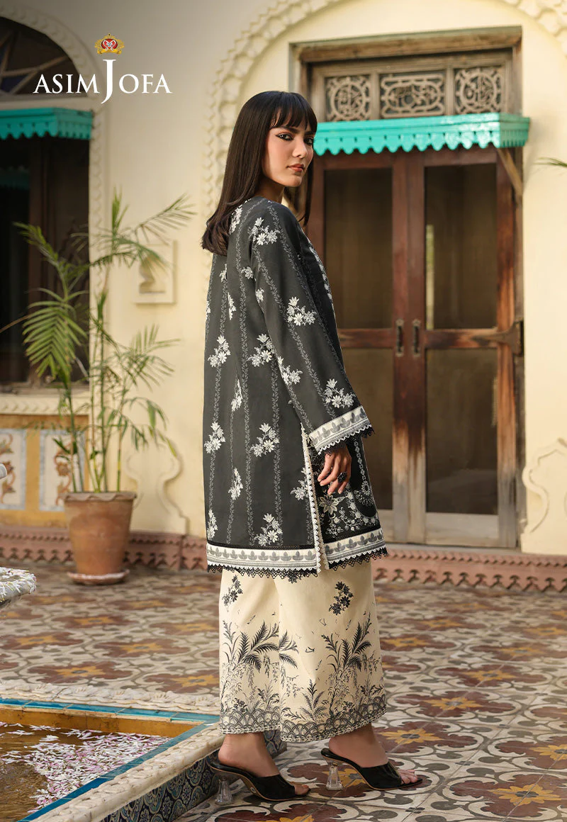 AJUBFD-60 DIGITAL PRINTED LAWN STITCHED 2 PCS - Image 4