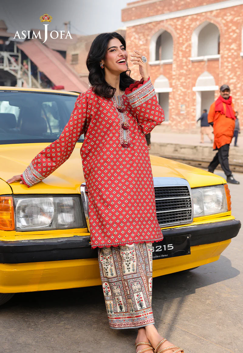 AJUBFD-62 DIGITAL PRINTED LAWN STITCHED 2 PCS - Image 3