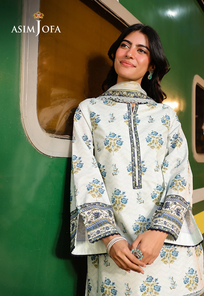 AJUBF-68 DIGITAL PRINTED LAWN 3 PCS - Image 4