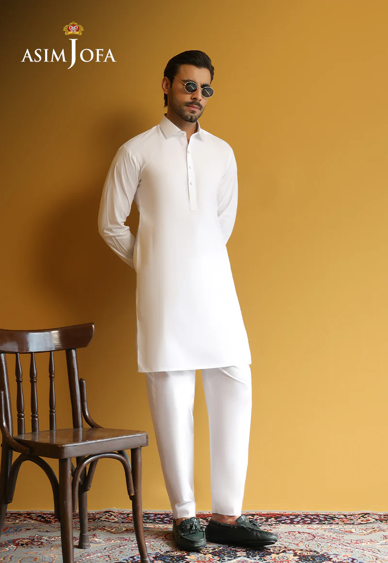 AJUBM-02 UNSTITCHED EGYPTIAN COTTON 2PC - Image 3