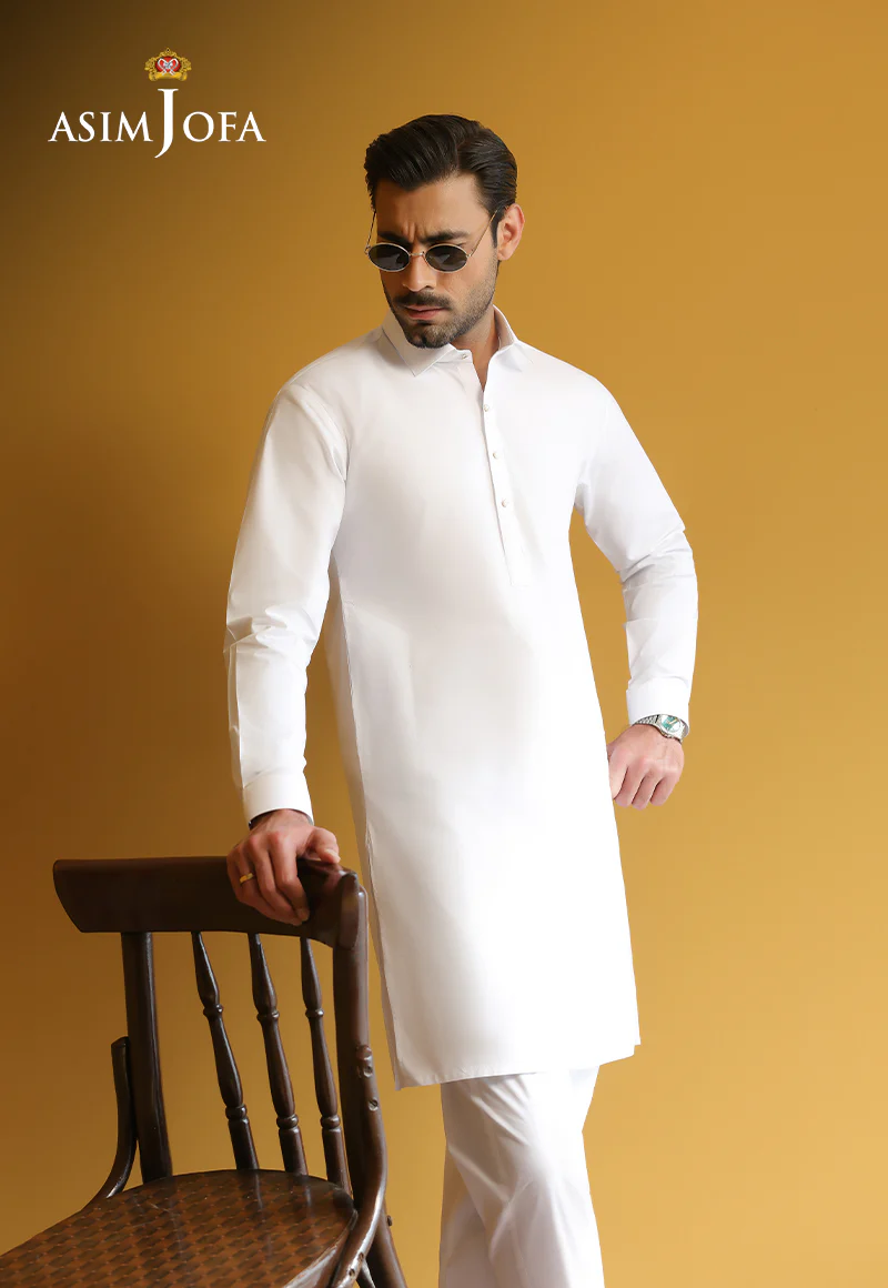 AJUBM-02 UNSTITCHED EGYPTIAN COTTON 2PC - Image 6