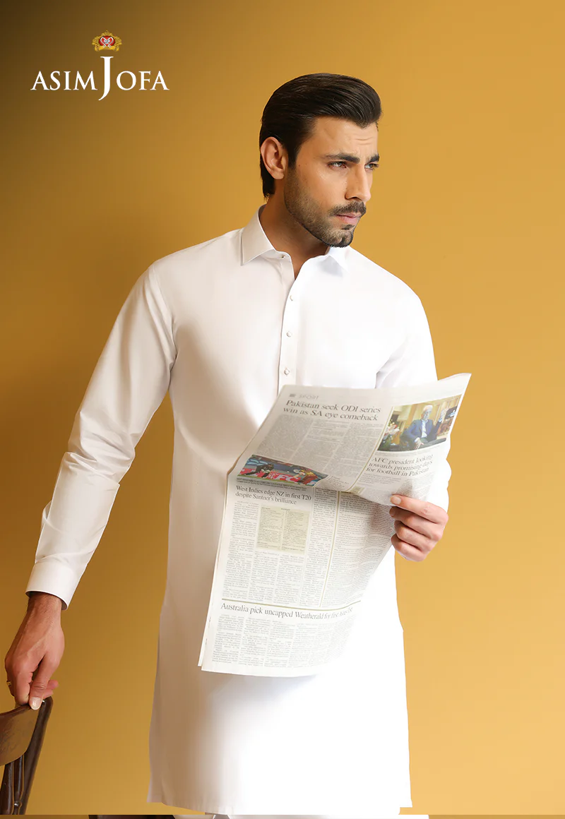 AJUBM-02 UNSTITCHED EGYPTIAN COTTON 2PC - Image 9
