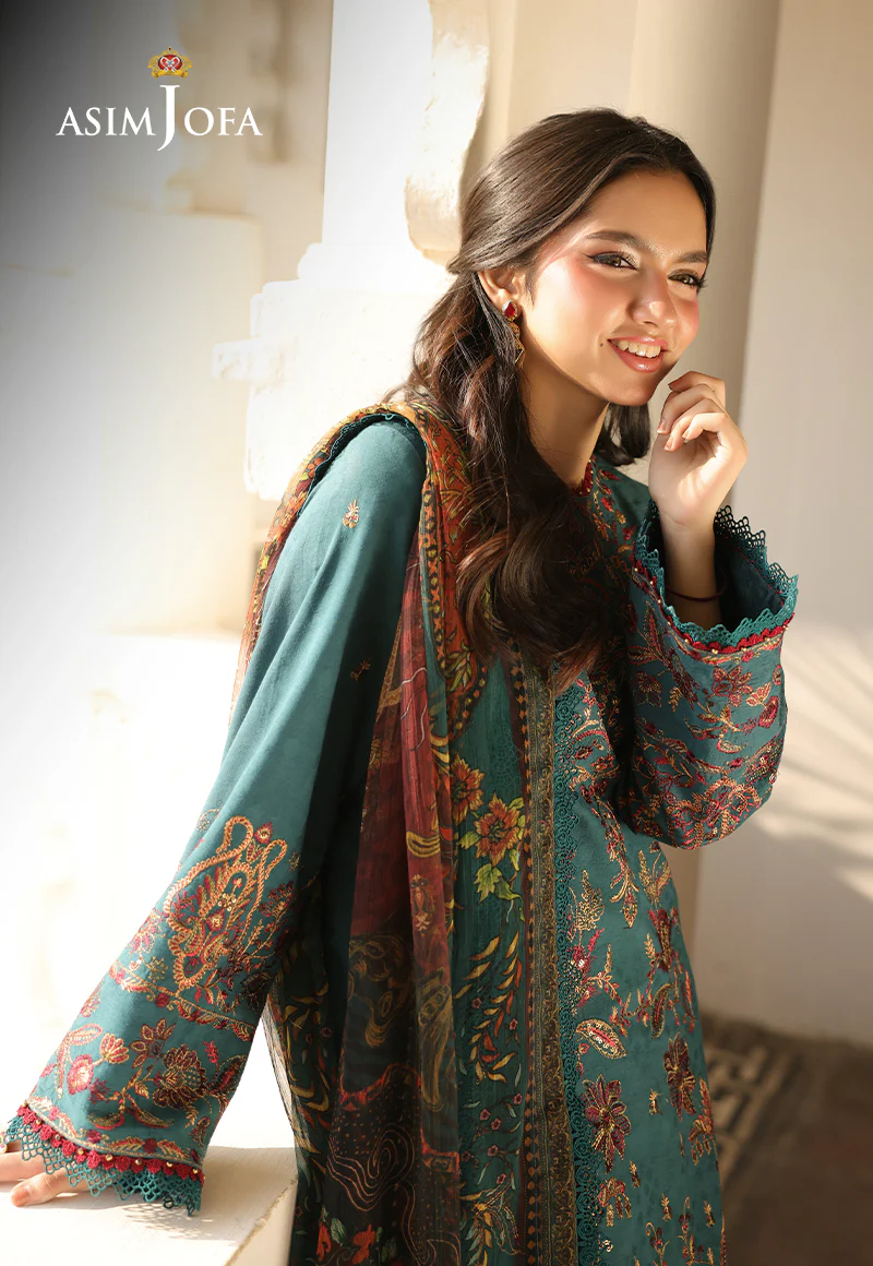 AJUBU-03 Embroidered Jacquard 3 Pcs - Image 2