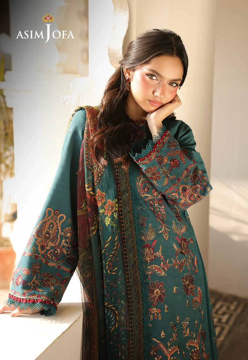 AJUBU-03 Embroidered Jacquard 3 Pcs - Image 3
