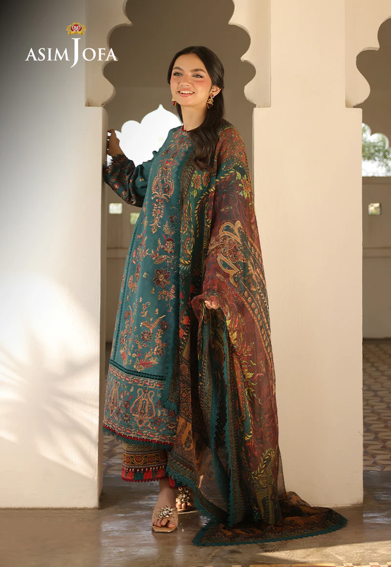 AJUBU-03 Embroidered Jacquard 3 Pcs - Image 7