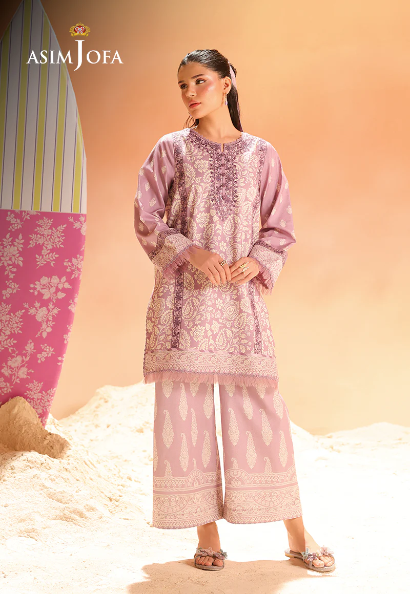 AJUBU-10 Printed Embroidered Lawn 2 Pcs - Image 7