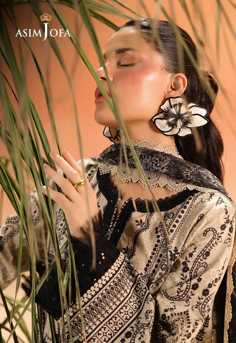 AJUBU-18 Printed Embroidered Lawn 2 Pcs - Image 6
