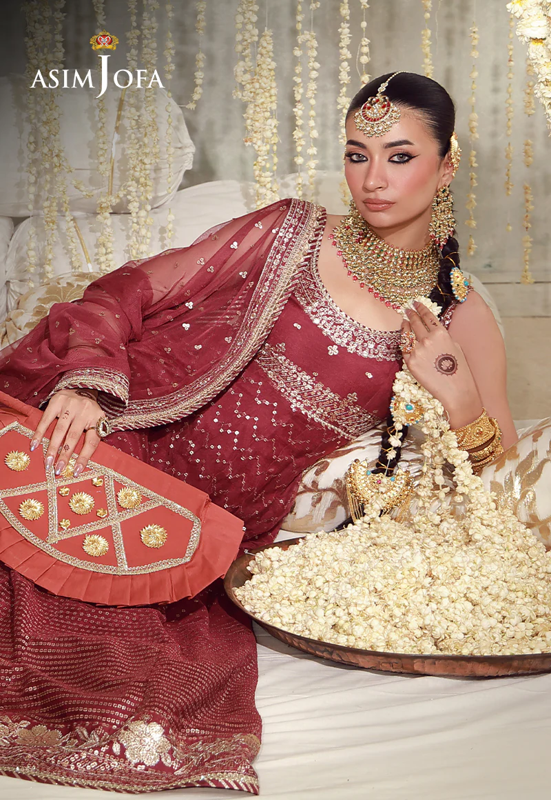 AJULFE-01 Embroidered Poly Net Unstitched 3 Pcs - Image 6