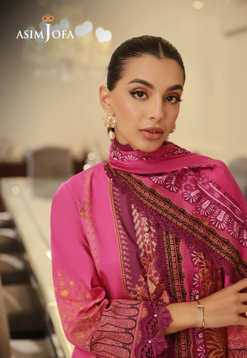 AJUN-01 PRINTED LAWN 3 PCS - Image 6