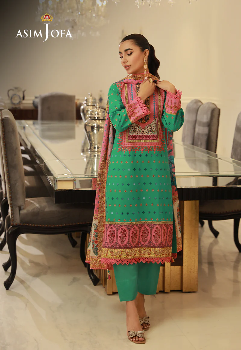Ajso-10 Unstitched Dupatta 1 Pc Dupatta - Image 4