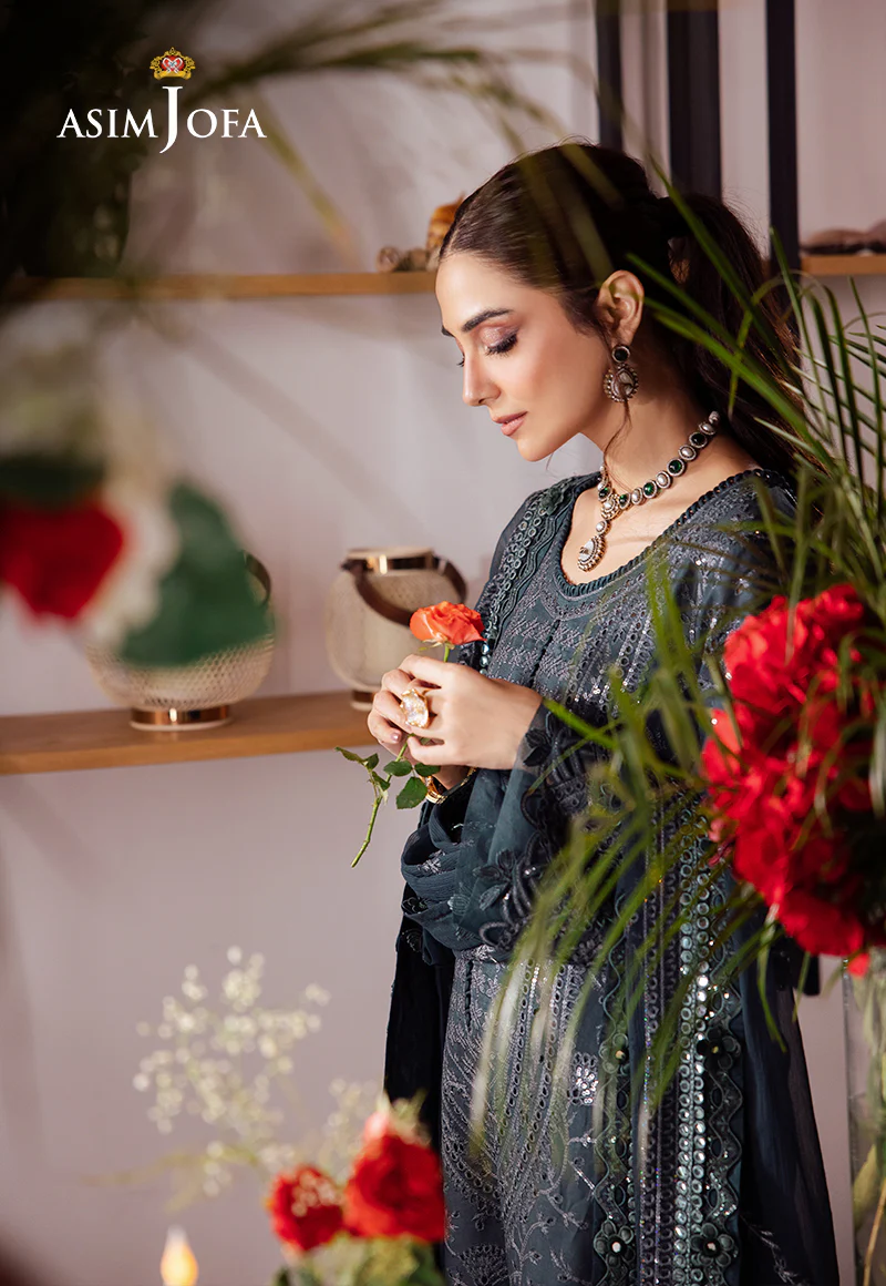 AJUR-01 EMBROIDERED LAWN 3 PCS - Image 10