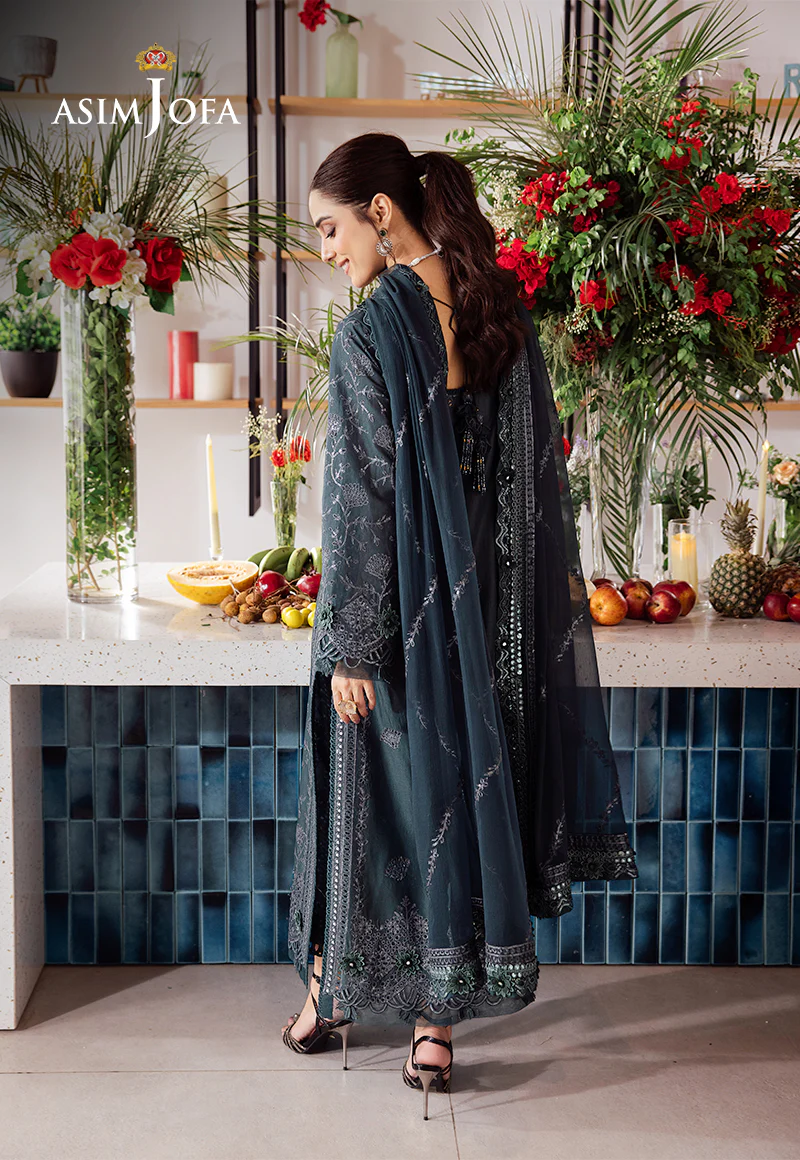 AJUR-01 EMBROIDERED LAWN 3 PCS - Image 2