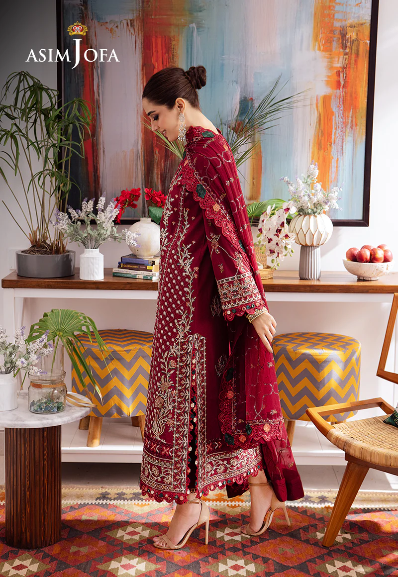 AJUR-04 EMBROIDERED LAWN 3 PCS - Image 3