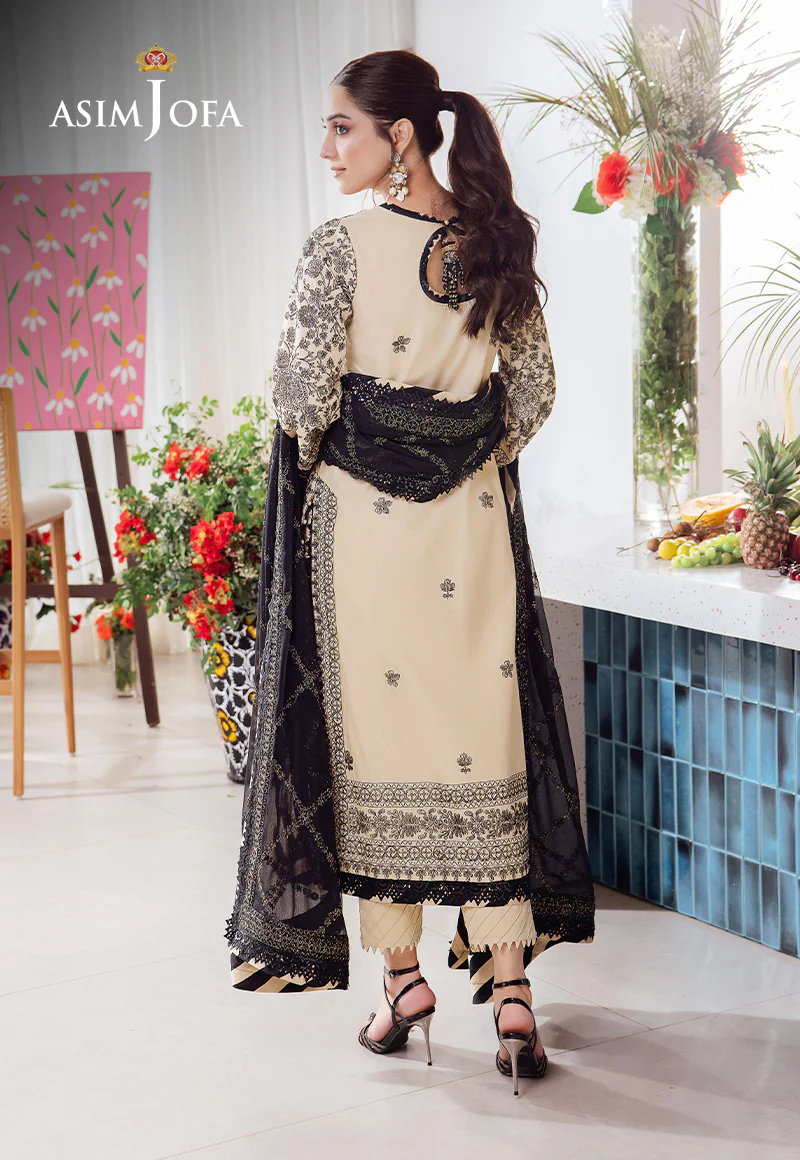 AJUR-09 EMBROIDERED LAWN 3 PCS - Image 2
