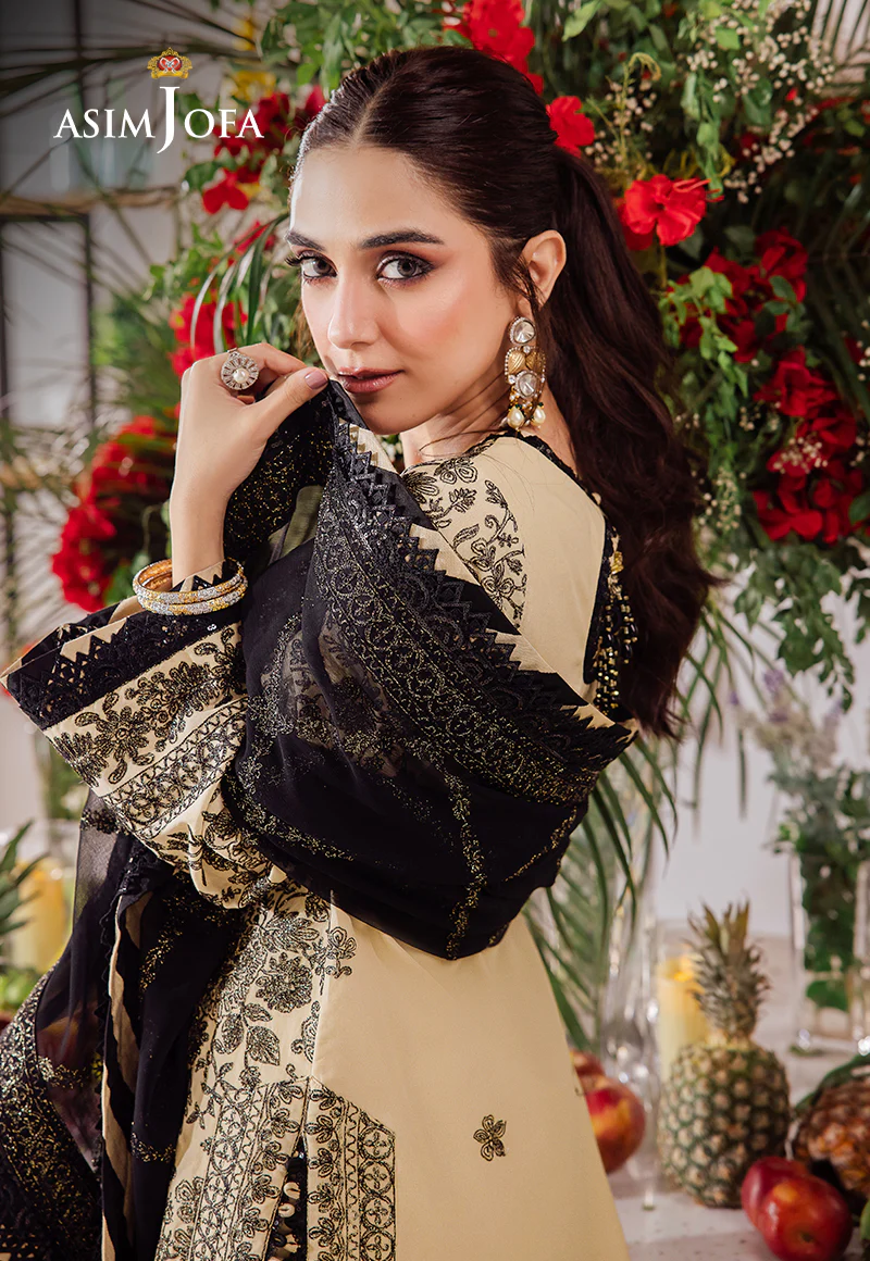 AJUR-09 EMBROIDERED LAWN 3 PCS - Image 6