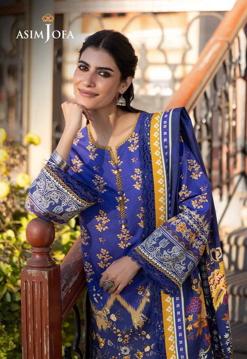 AJUW-68 PRINTED VISCOSE 3 Pcs - Image 3