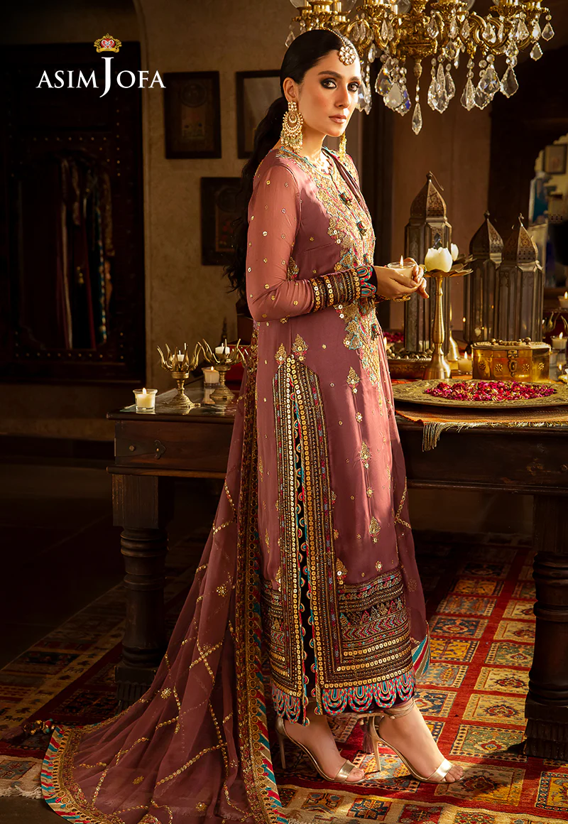 AJVF-02 EMBROIDERED CHIFFON 3 PCS - Image 7