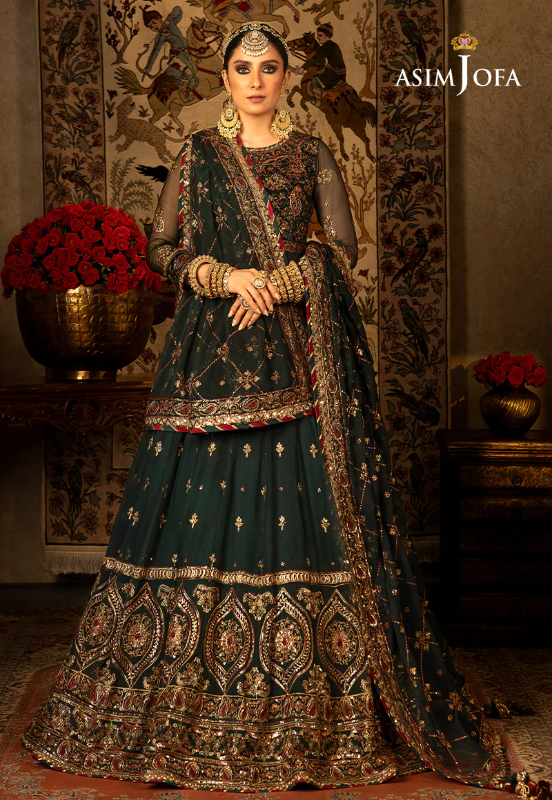 AJVF-11 EMBROIDERED CHIFFON 3 PCS - Image 5