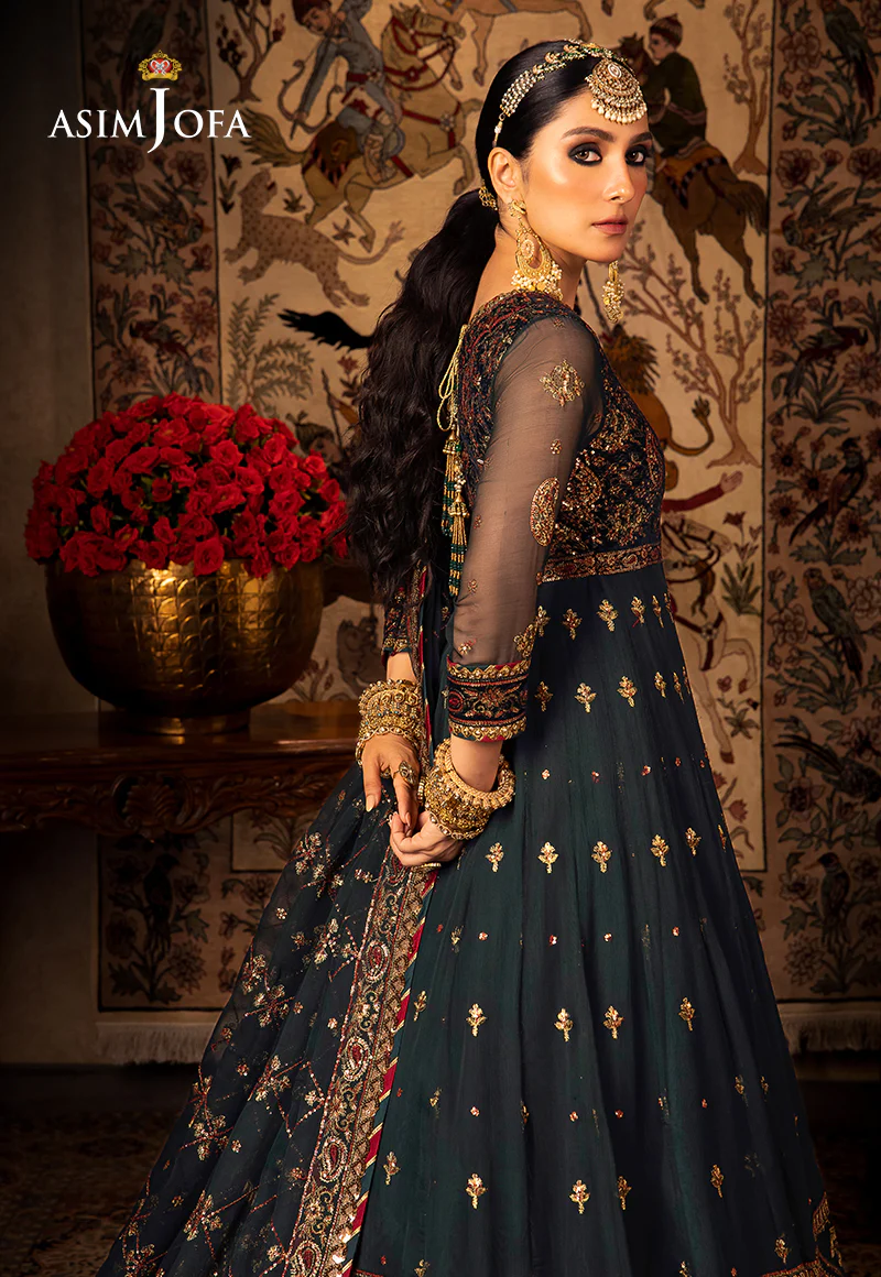 AJVF-11 EMBROIDERED CHIFFON 3 PCS - Image 9
