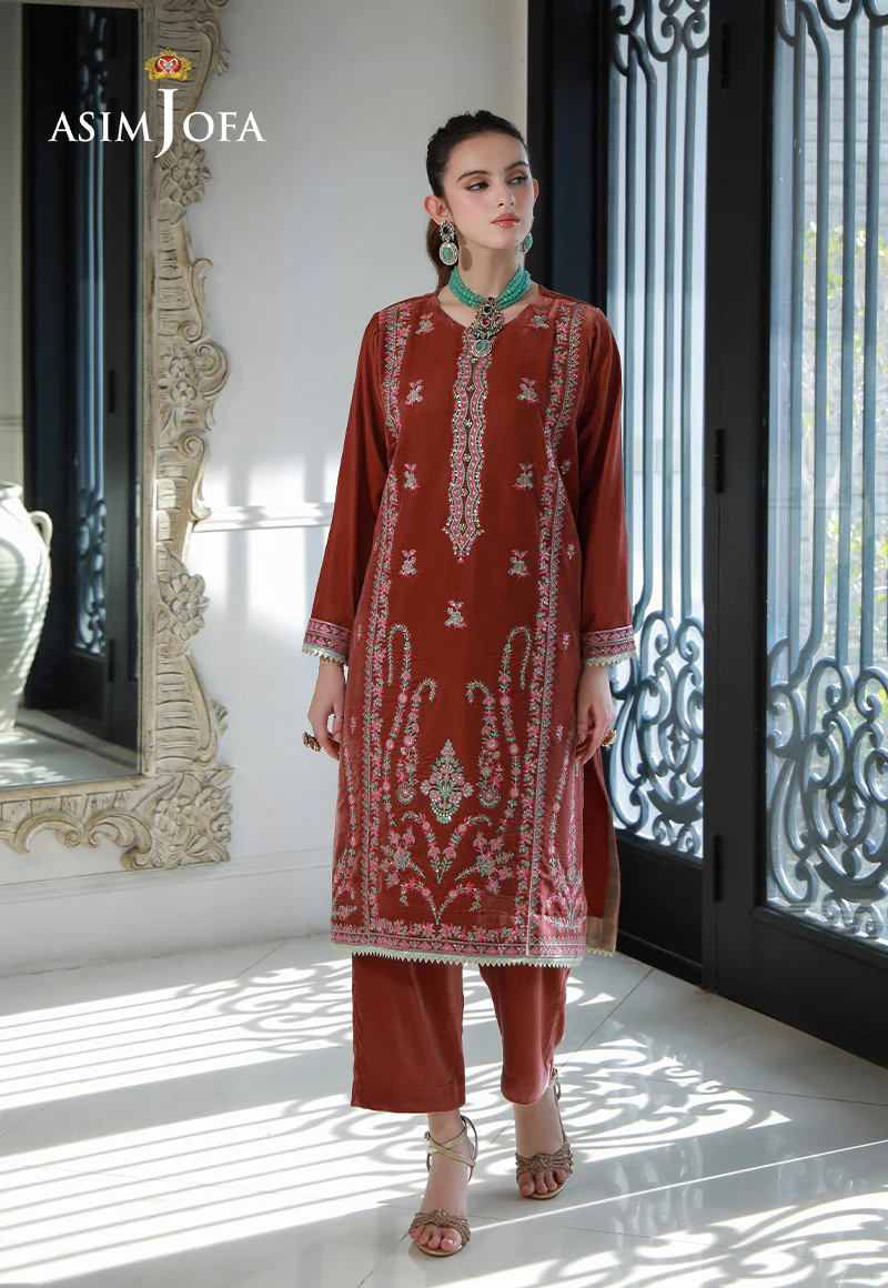 AJVG-04 EMBROIDERED VELVET STITCHED 2PC - Image 3