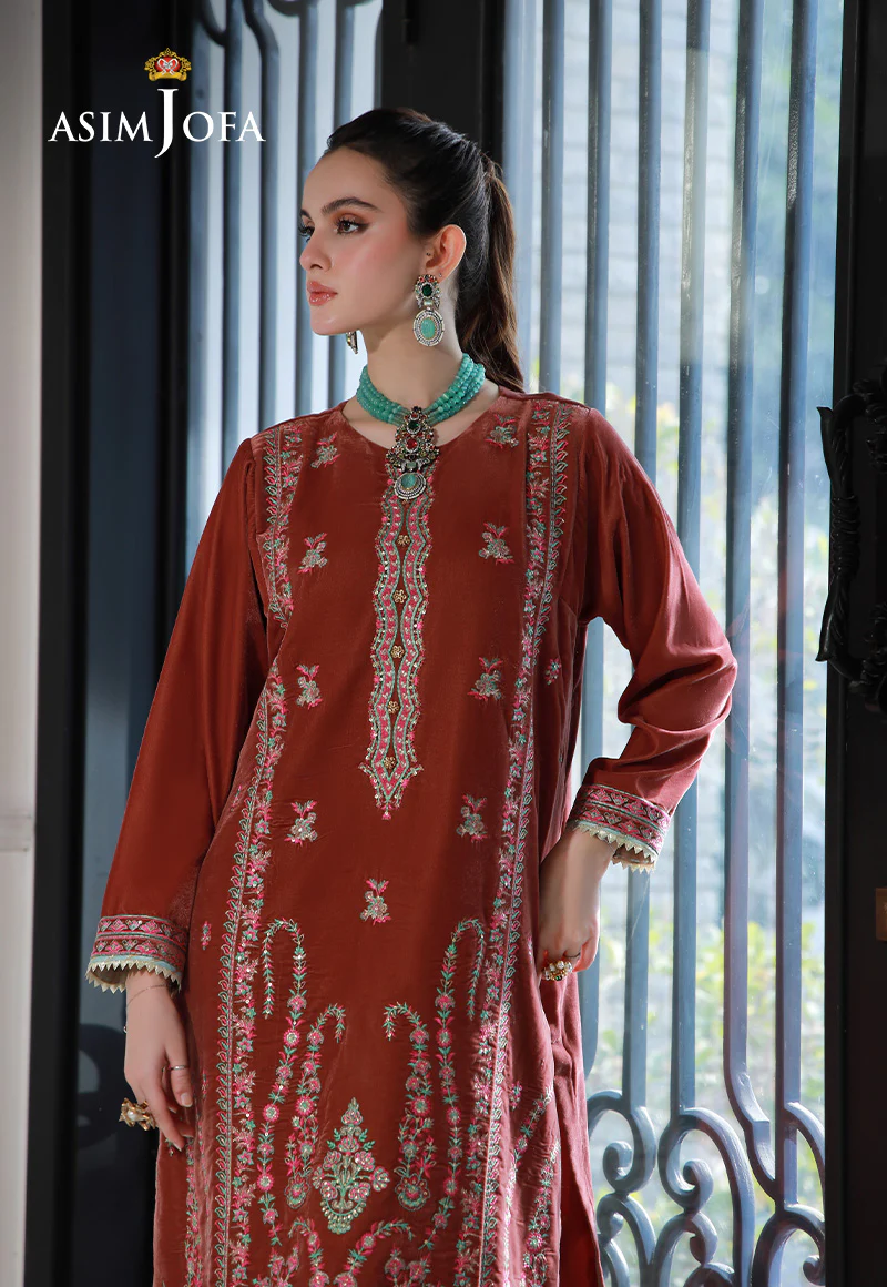 AJVG-04 EMBROIDERED VELVET STITCHED 2PC - Image 5
