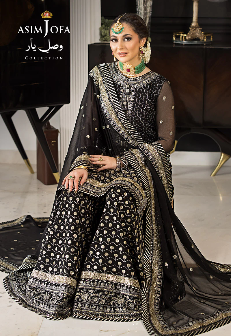 AJVY-05 EMBROIDERED CHIFFON 3 PCS - Image 10