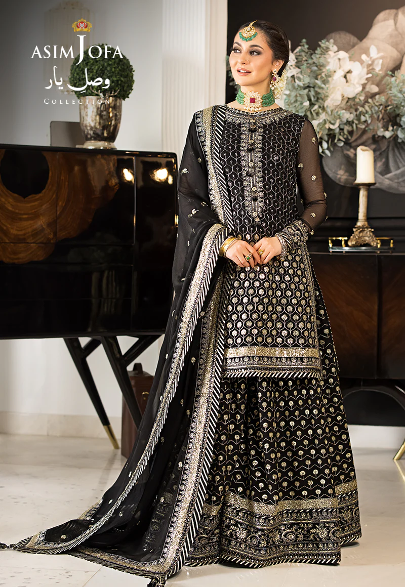 AJVY-05 EMBROIDERED CHIFFON 3 PCS - Image 11