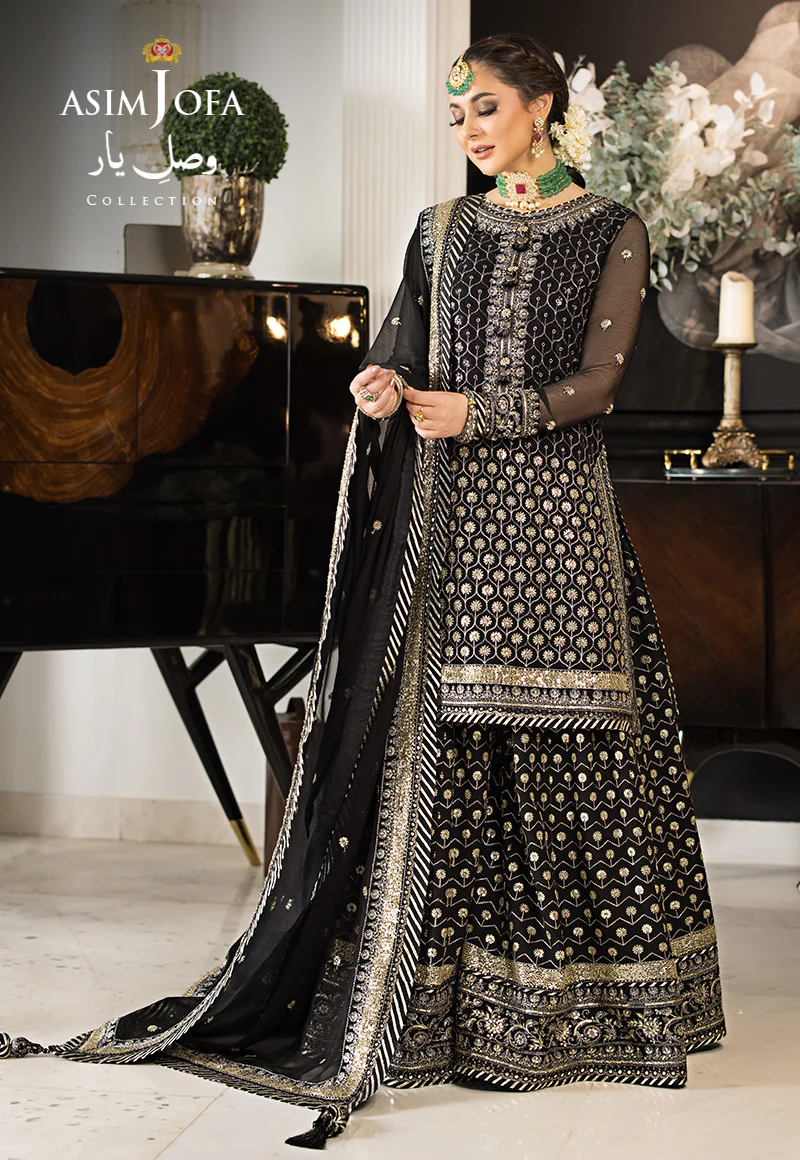 AJVY-05 EMBROIDERED CHIFFON 3 PCS - Image 2