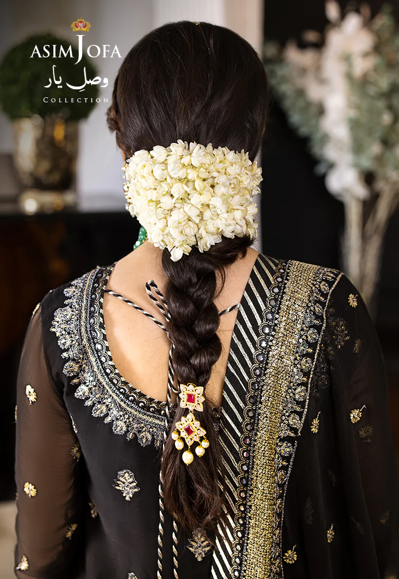 AJVY-05 EMBROIDERED CHIFFON 3 PCS - Image 4