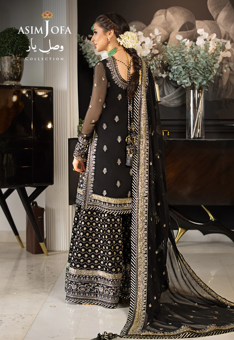 AJVY-05 EMBROIDERED CHIFFON 3 PCS - Image 5