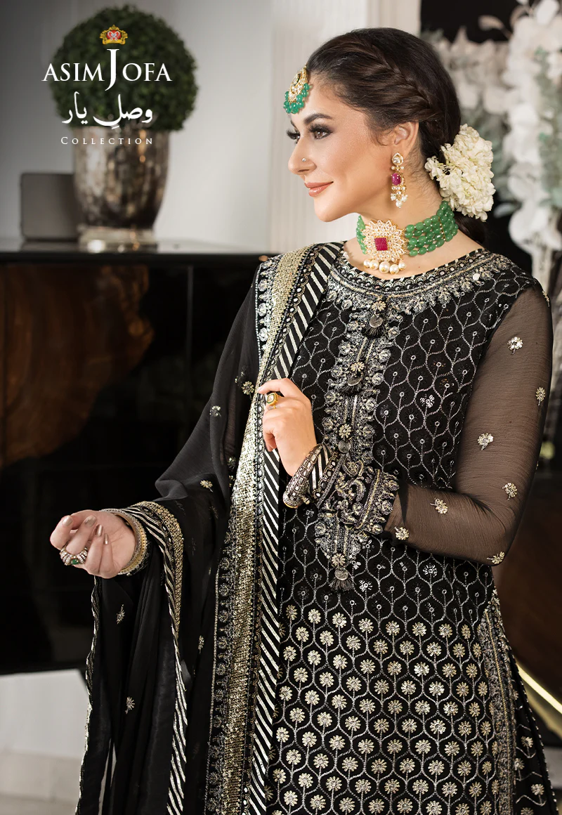 AJVY-05 EMBROIDERED CHIFFON 3 PCS - Image 7