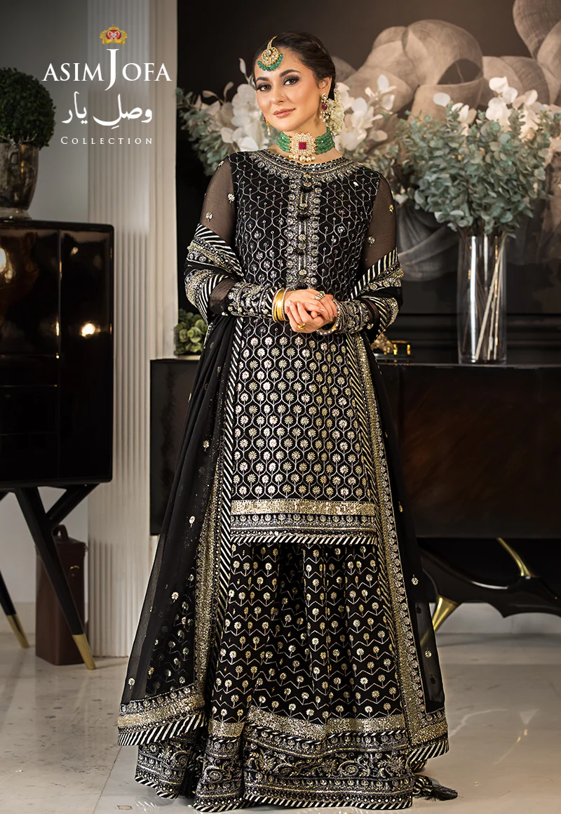 AJVY-05 EMBROIDERED CHIFFON 3 PCS - Image 8