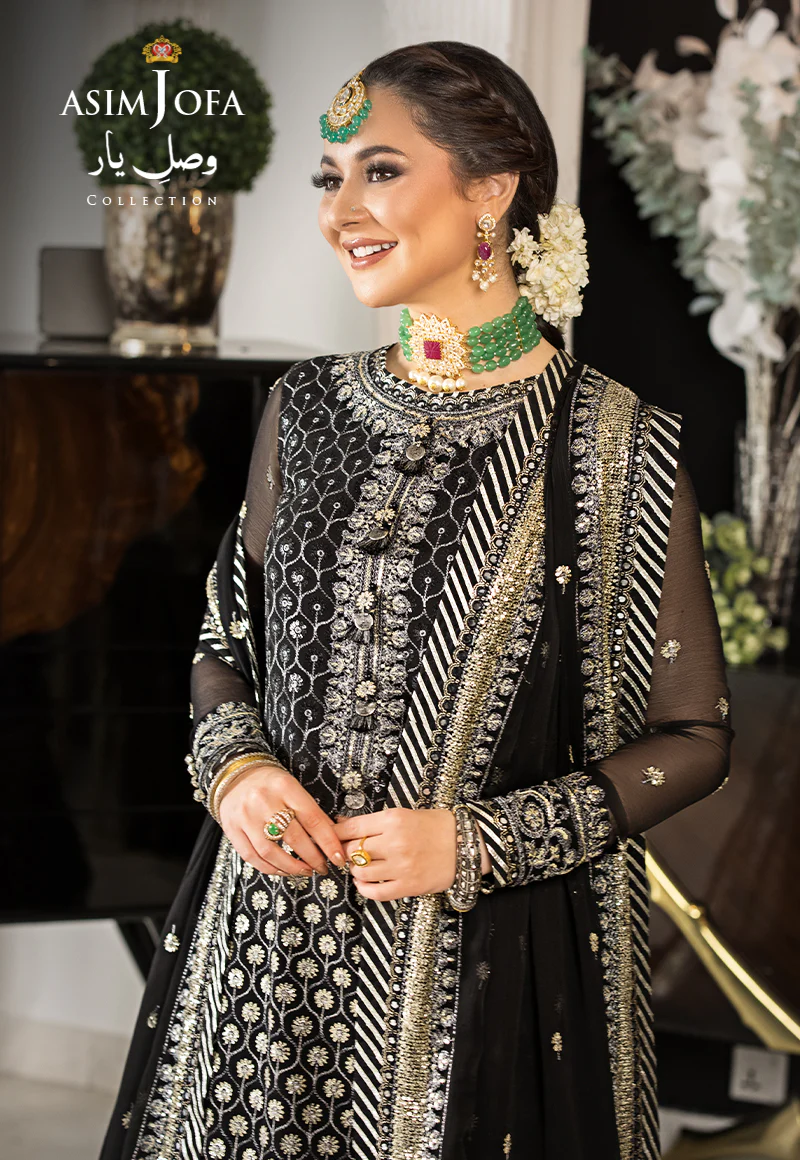 AJVY-05 EMBROIDERED CHIFFON 3 PCS - Image 9