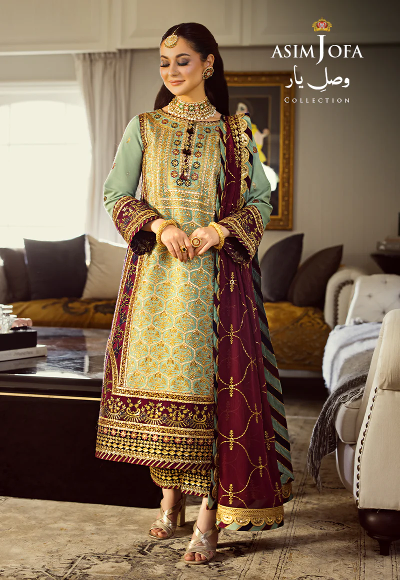 AJVY-06 EMBROIDERED COTTON SILK 3 PCS