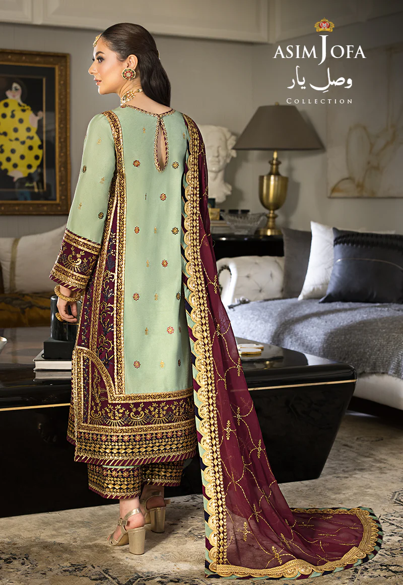 AJVY-06 EMBROIDERED COTTON SILK 3 PCS - Image 2