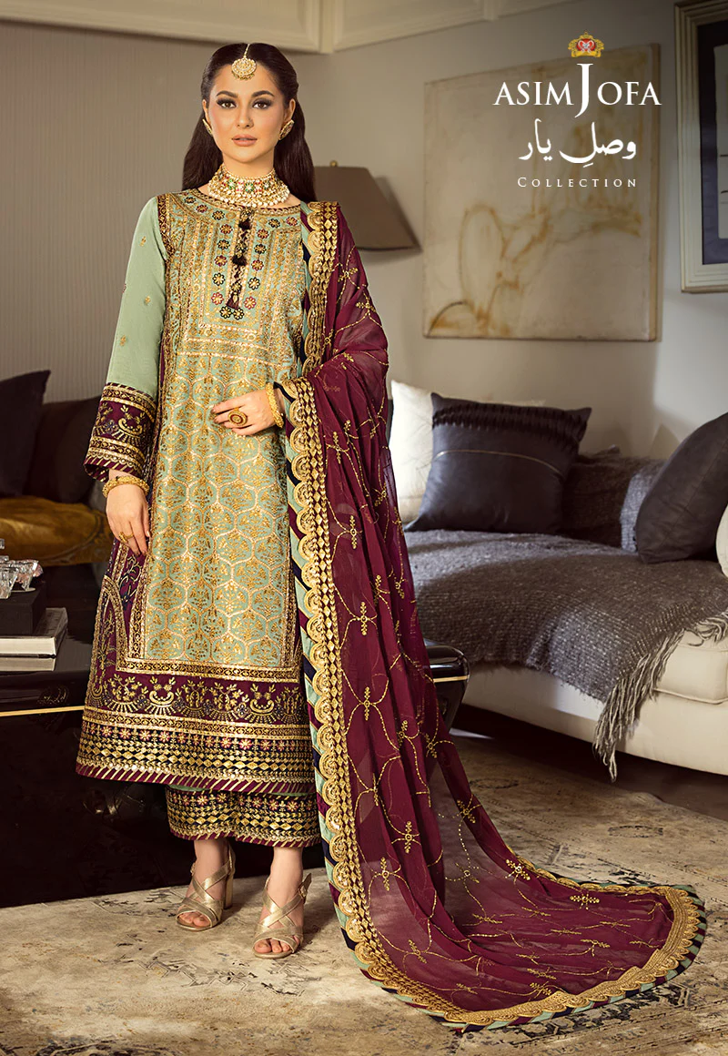 AJVY-06 EMBROIDERED COTTON SILK 3 PCS - Image 5