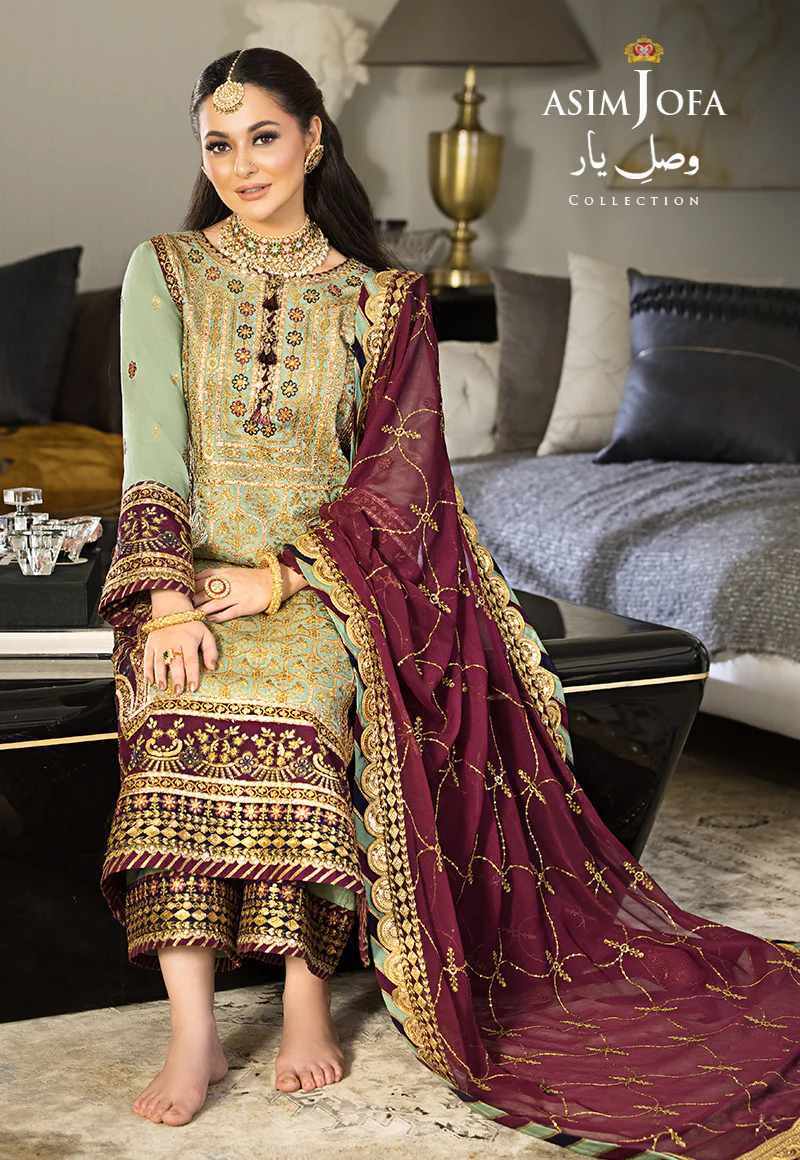 AJVY-06 EMBROIDERED COTTON SILK 3 PCS - Image 8