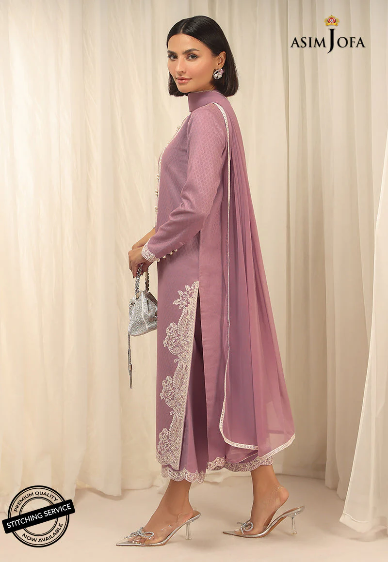 AJWE-03 EMBROIDERED ORGANZA 3 PCS - Image 3