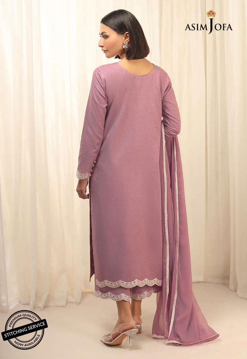 AJWE-03 EMBROIDERED ORGANZA 3 PCS - Image 4