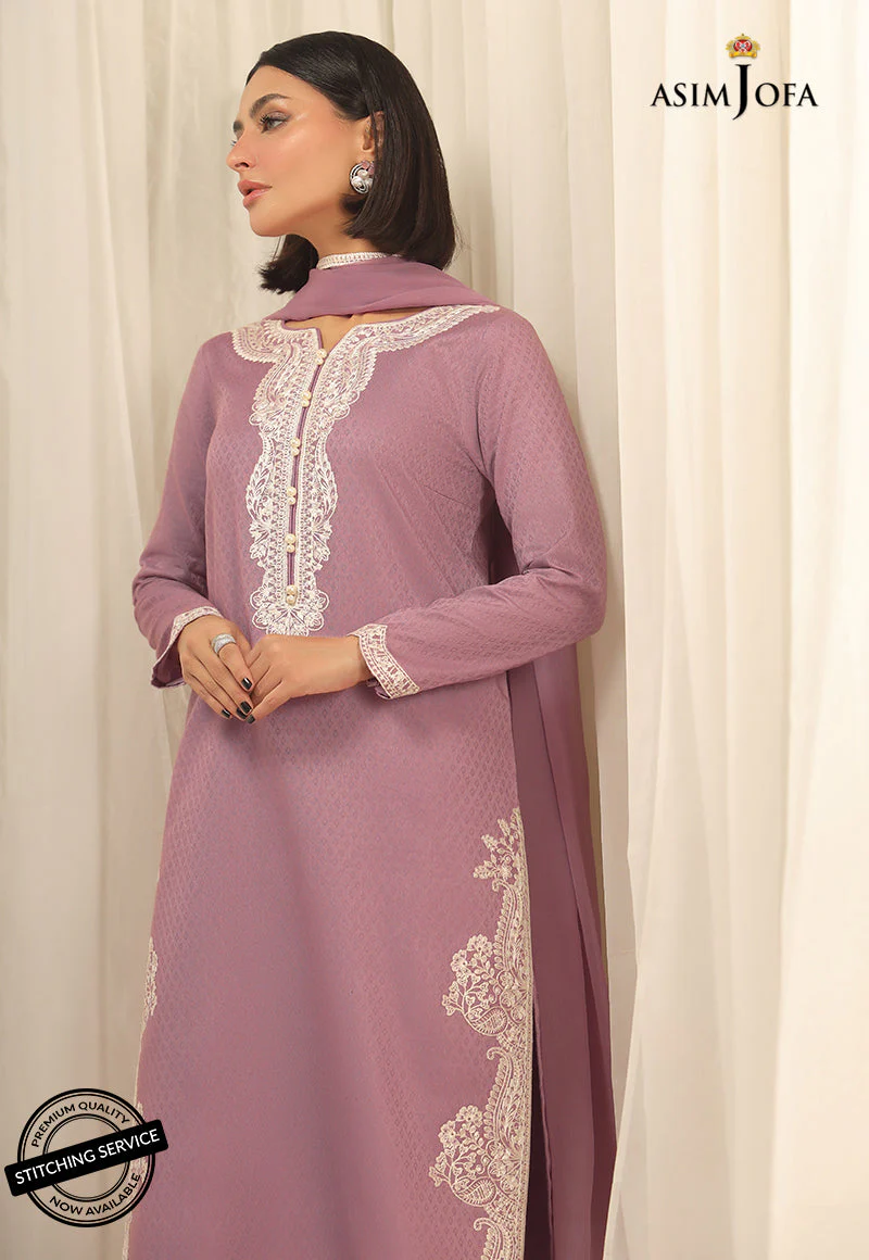 AJWE-03 EMBROIDERED ORGANZA 3 PCS - Image 7