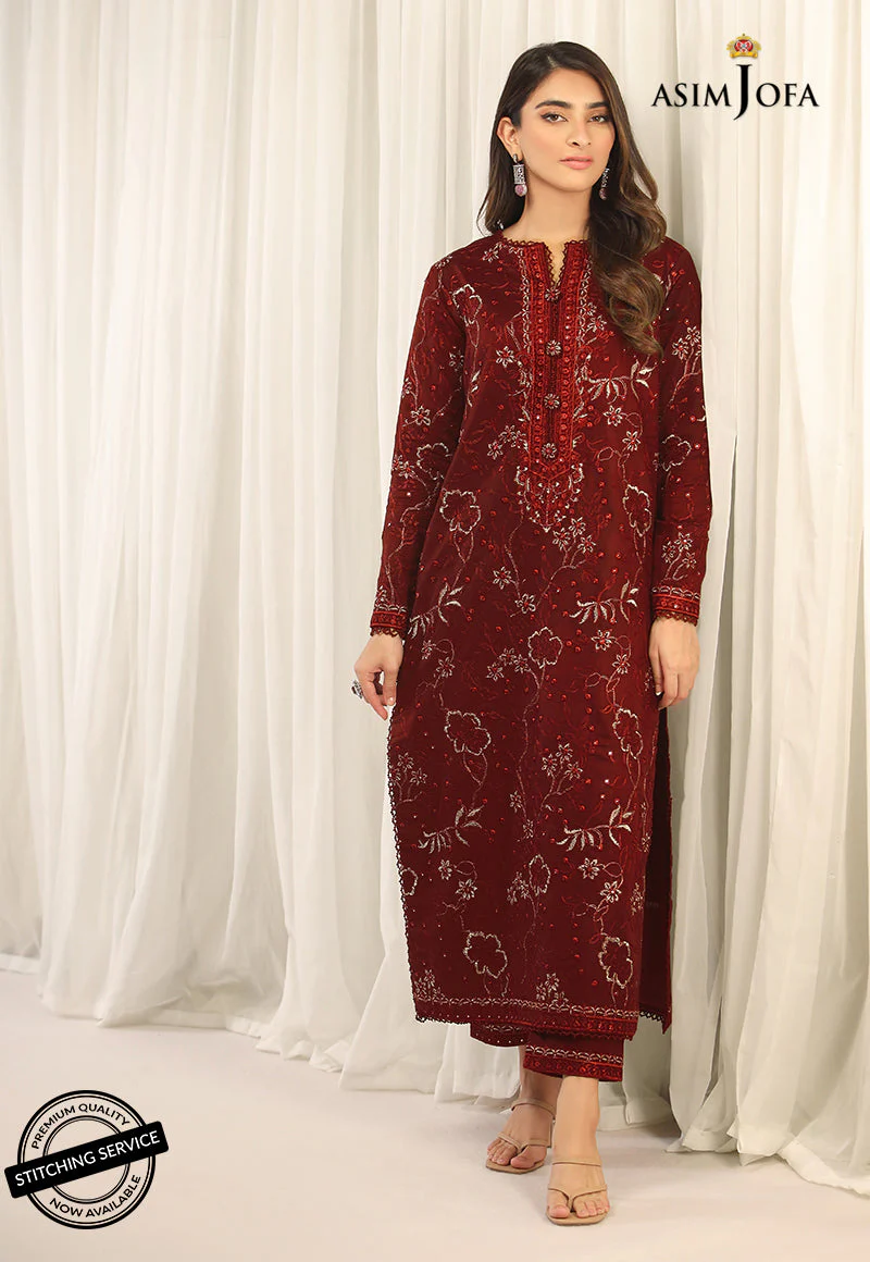 AJWE-04 EMBROIDERED CAMBRIC 2 PCS - Image 2