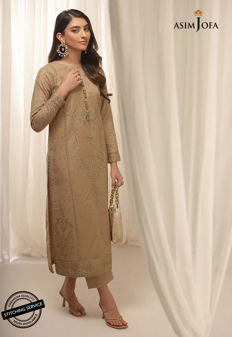 AJWE-10 EMBROIDERED SELF-JACQUARD 2 PCS - Image 2