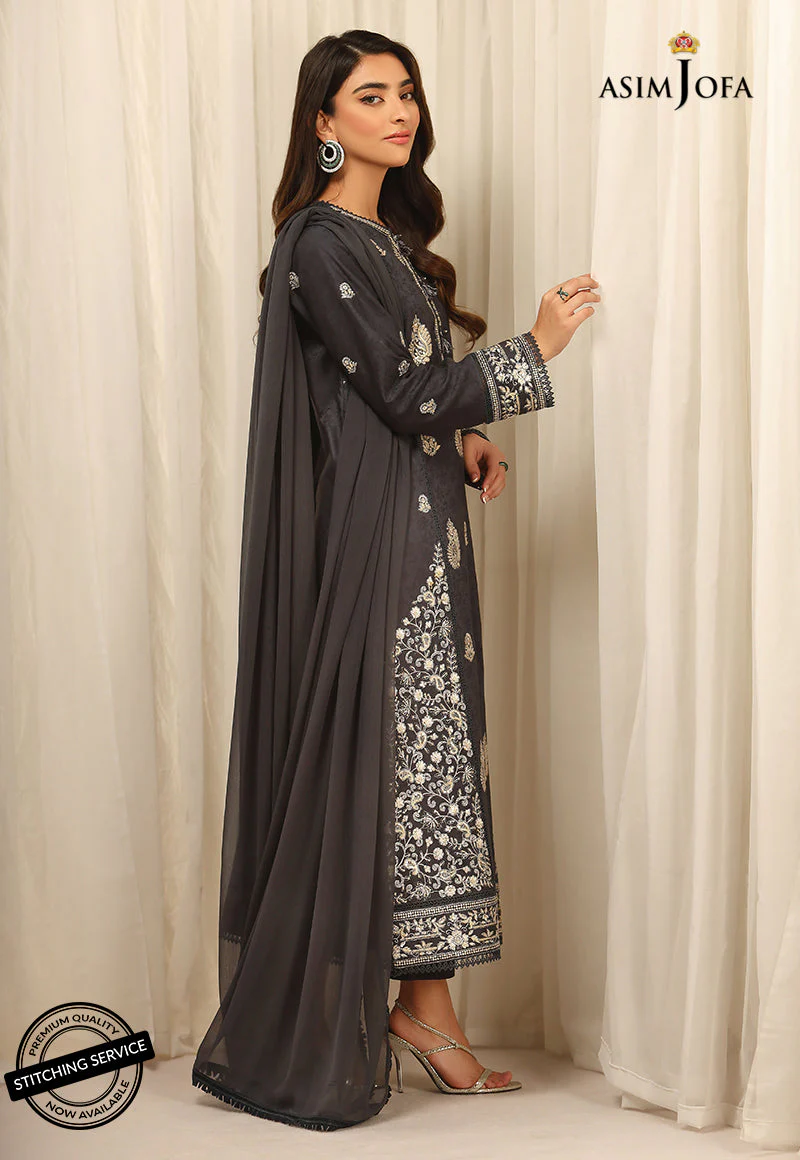 AJWE-12 EMBROIDERED SELF-JACQUARD 3 PCS - Image 3