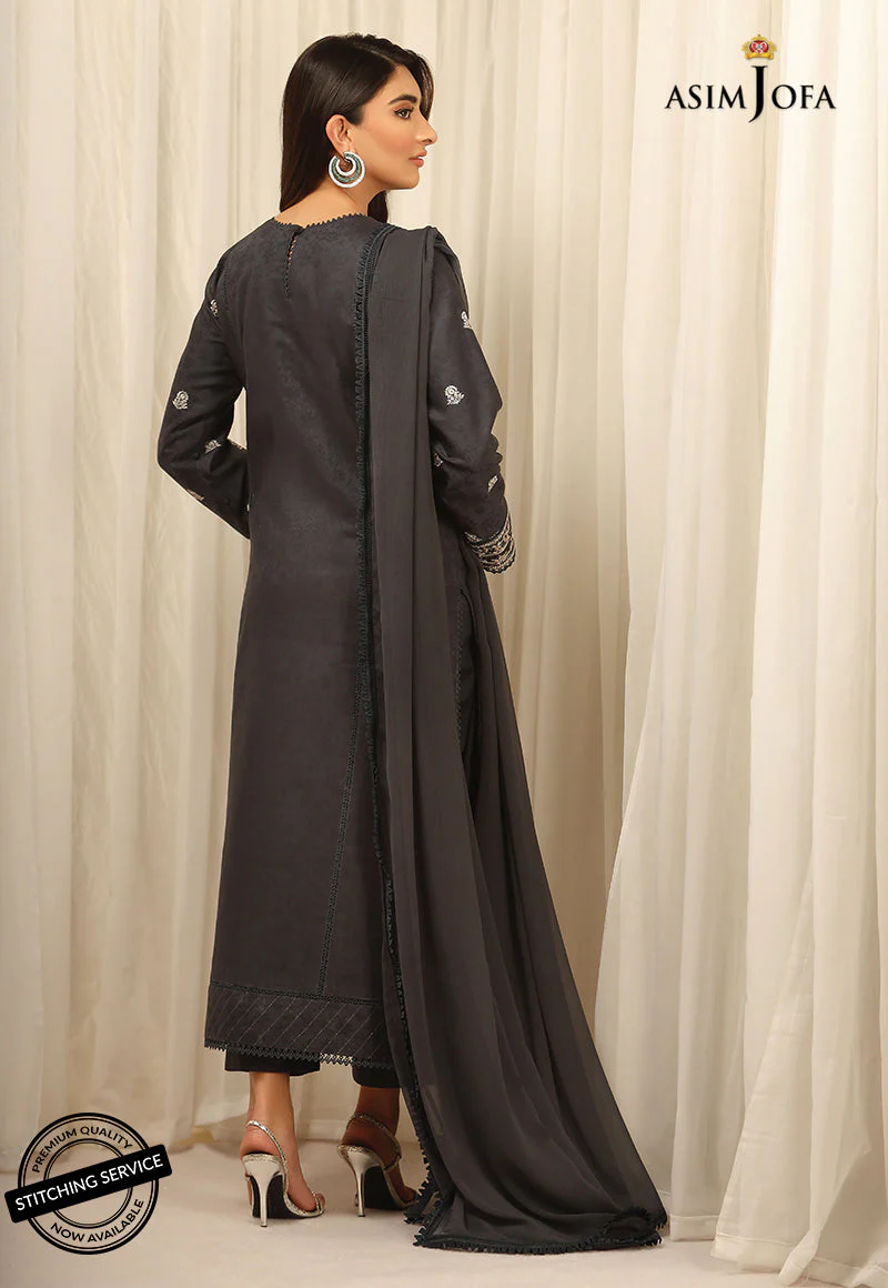AJWE-12 EMBROIDERED SELF-JACQUARD 3 PCS - Image 4