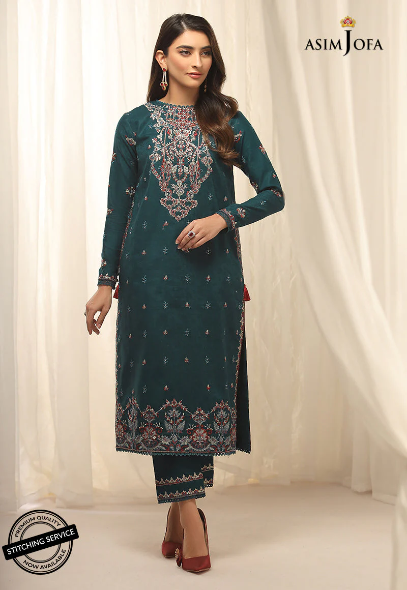 AJWE-15 EMBROIDERED SELF-JACQUARD 2 PCS - Image 2