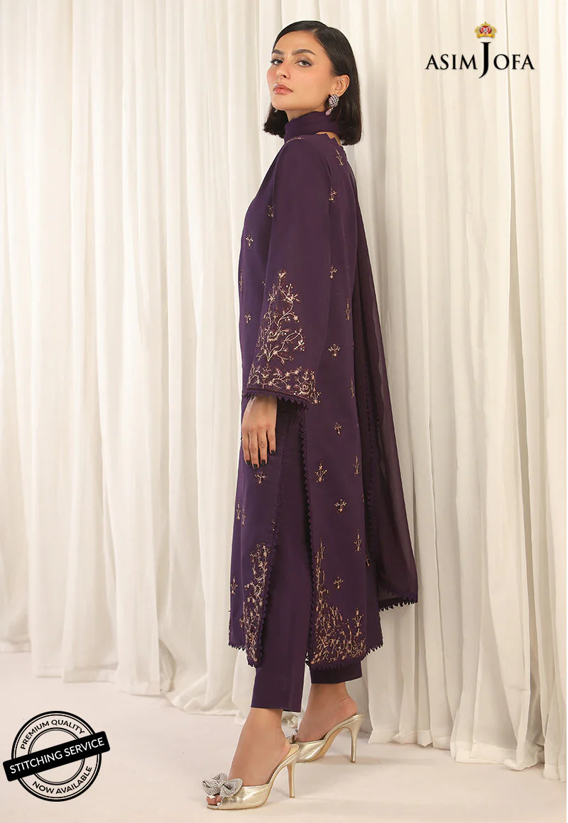 AJWE-17 EMBROIDERED CAMBRIC 3 PCS - Image 4