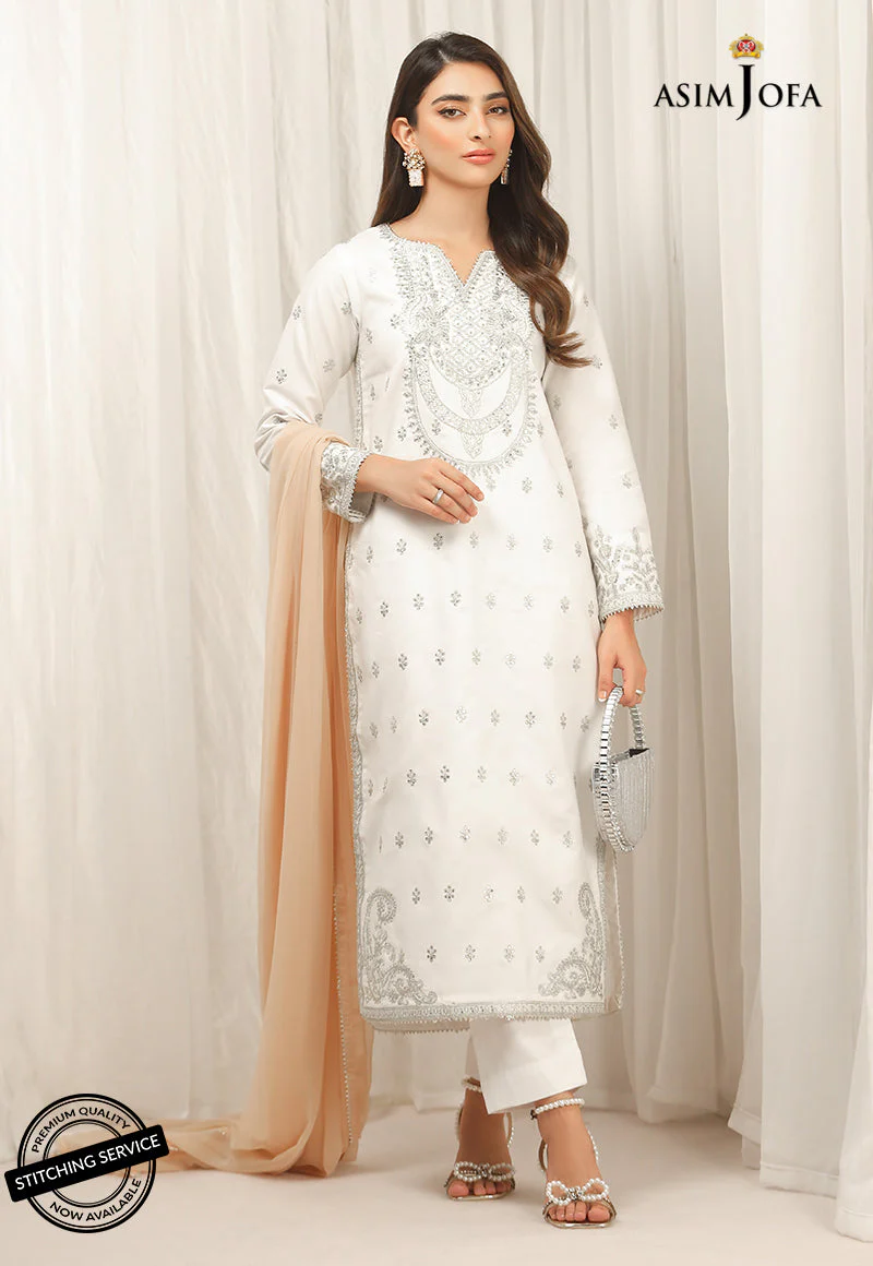 AJWE-18 EMBROIDERED CAMBRIC 3 PCS