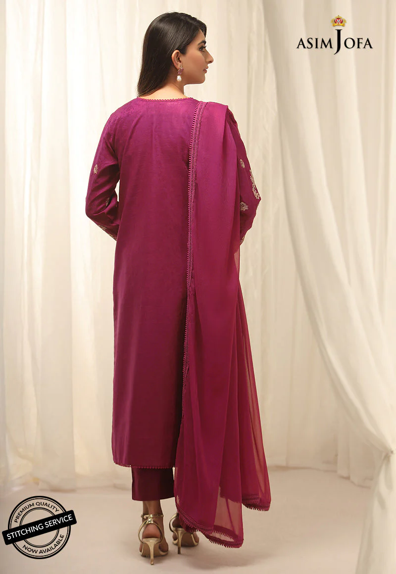 AJWE-19 EMBROIDERED SELF-JACQUARD 3 PCS - Image 5